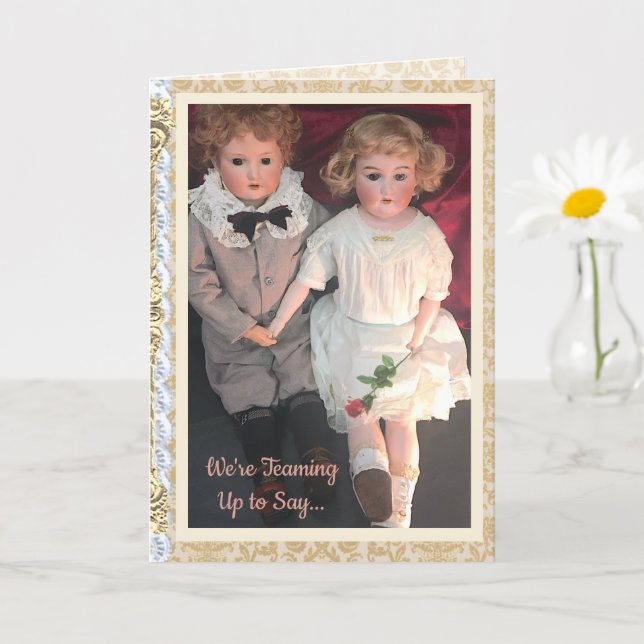 Cartes de poupées anciennes pour maman (Petite plante)