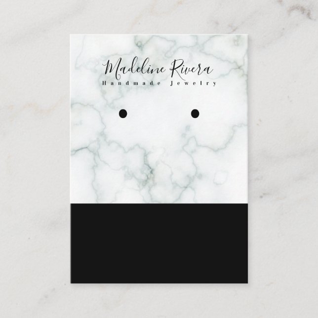 Cartes de présentation artisanales en marbre pour  (Devant)