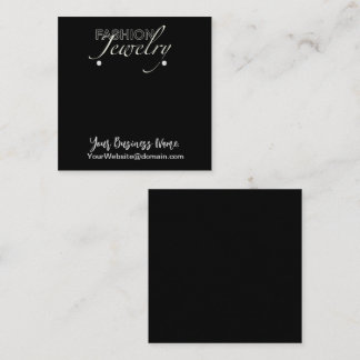 Cartes de Présentation de Boucles d'Oreilles de Bi