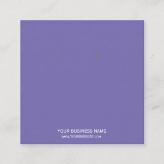 Cartes de Présentation de Boucles d'Oreilles de Bi