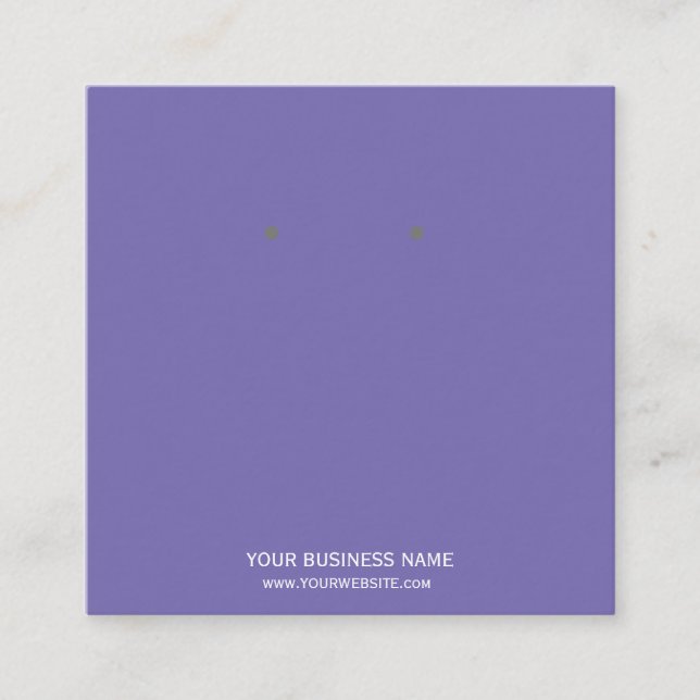 Cartes de Présentation de Boucles d'Oreilles de Bi (Devant)