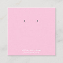 Cartes de Présentation de Boucles d'Oreilles de Bi