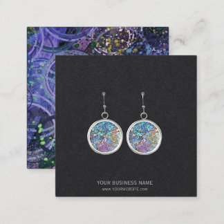 Cartes de Présentation de Boucles d'Oreilles de Bi