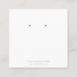 Cartes de Présentation de Boucles d'Oreilles de Bi