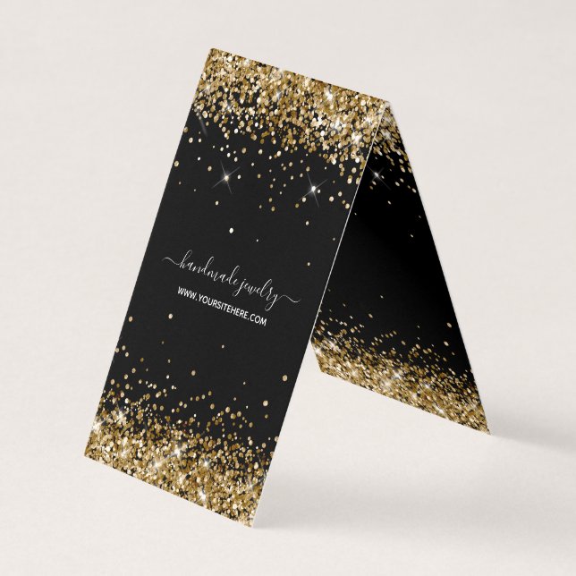 Cartes de présentation de colliers en paillettes n (Front)