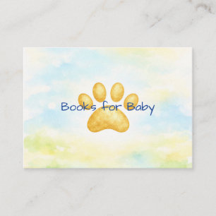 Cartes de Présentation de Livres pour Bébé