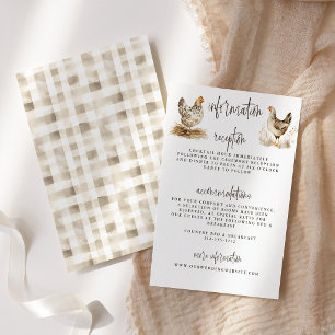 Cartes de Présentation de Mariage de Ferme de Poul
