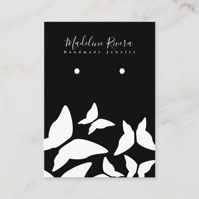 Cartes de Présentation pour Boucles d'Oreilles Art (Devant)