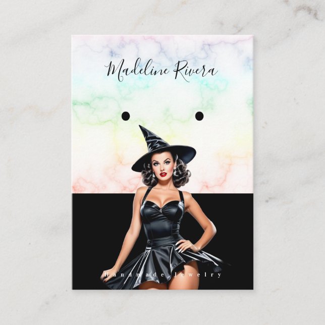 Cartes de Présentation pour Boucles d'Oreilles Art (Devant)