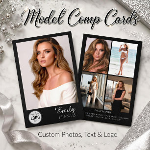 Cartes de présentation pour casting 5 Photos ave