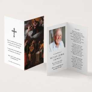 Cartes de prière catholique Assomption de Marie