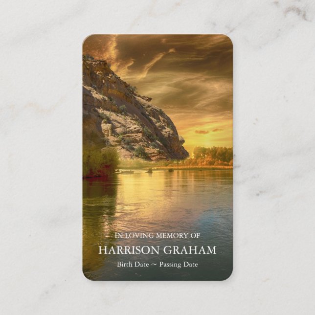 Cartes de prière | Lake Mountain Deluxe (Devant)