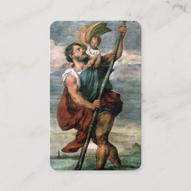 Cartes de prière | Prière à St Christopher (Devant)
