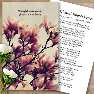 Cartes de prière Sweet Magnolia - Deluxe