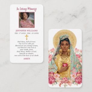 Cartes de prière Vierge Marie Reine du Ciel et de