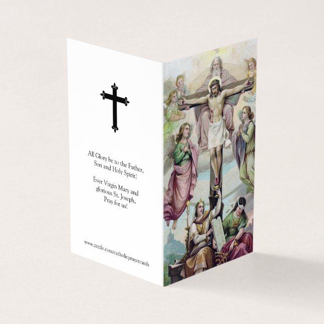 Cartes de prières catholiques | Crucifixion de Jés (Extérieur)