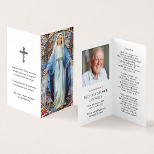 Cartes de prières catholiques   Hail Mary