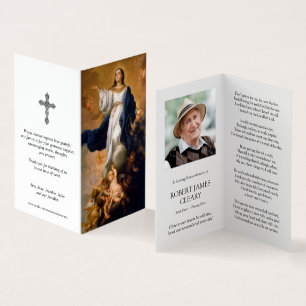 Cartes de prières catholiques   Hypothèse 1