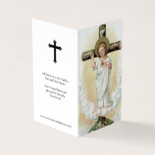Cartes de prières catholiques Père de l'éternité