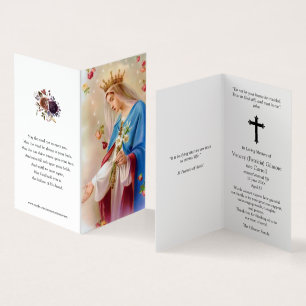Cartes de prières catholiques Rosaires