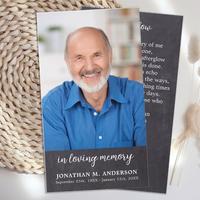 Cartes de prières commémoratives funéraires Photo  (Créateur téléchargé)