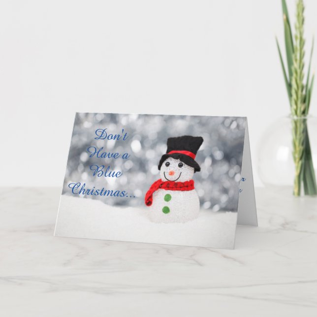 Cartes de prison - Noël bleu (Devant)