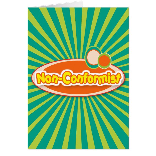Cartes de prison - non-conformiste (Devant)