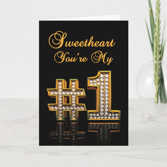 Cartes de prison - Numéro 1 Amour (Devant)