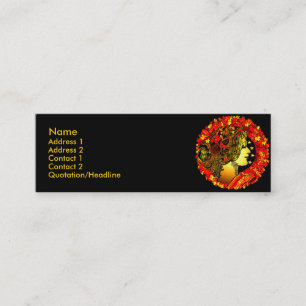 Cartes de profil de l'entrée de l'automne
