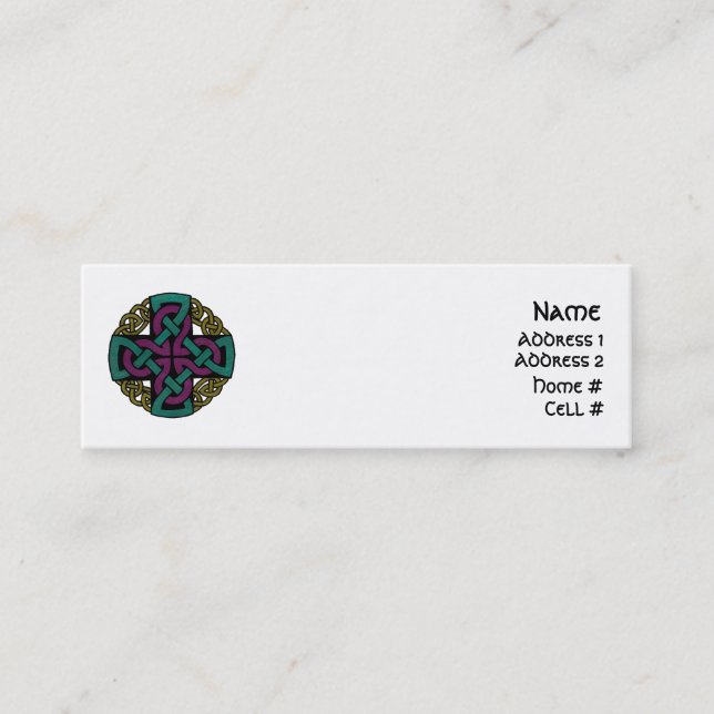 Cartes de profil de médaillon (Devant)