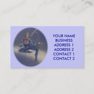 Cartes De Profil D'Entreprise - Clown De Mime Cosm