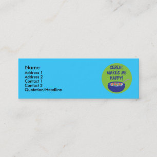 Cartes de profil des céréales