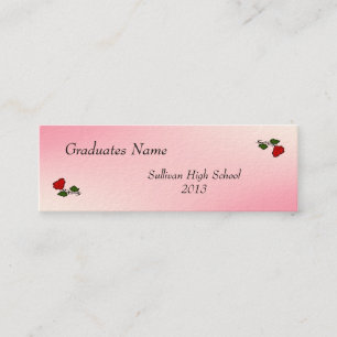 Cartes de profil élégantes pour la remise de diplô