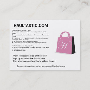 Cartes de promo de Haultastic