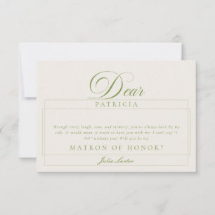 Cartes de Proposition de Demoiselle d'Honneur en I
