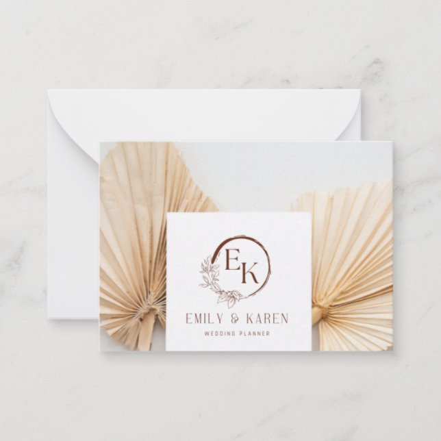 Cartes de proposition de la partie nuptiale (Devant)