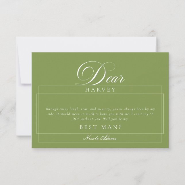 Cartes de proposition de témoin de mariage en ivoi (Devant)