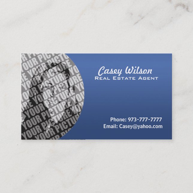 Cartes de prudence d'entreprise immobilière (Devant)