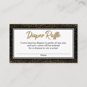 Cartes de rabat pour couches de couches noires et 