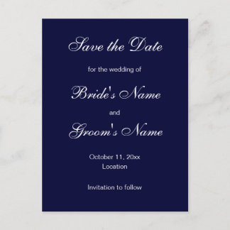 Cartes de rappel classiques en bleu