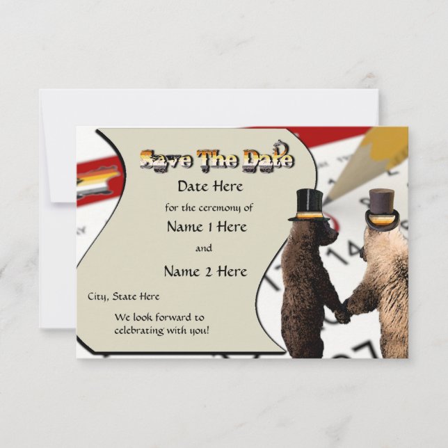 Cartes de rappel pour un mariage ou une cérémonie  (Devant)