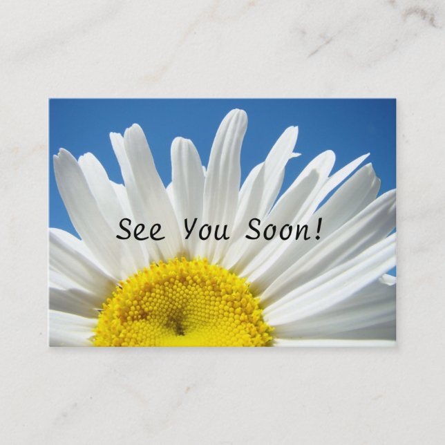 Cartes de rappel See You Soon! Cartes de rendez-vo (Devant)