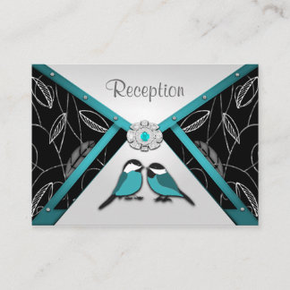 Cartes de réception de mariage pour Inséparables A