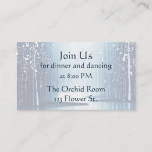 Cartes de réception pour l'Aiguille d'hiver