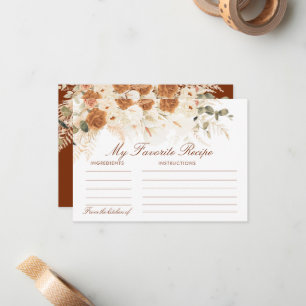 Cartes de recette préférée de lys calla en terraco