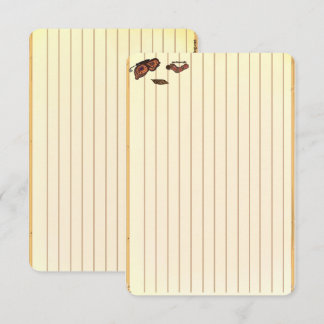 Cartes de recettes de papillon chenille figdewdrop