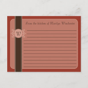 Cartes de recettes de récolte classique à la canne