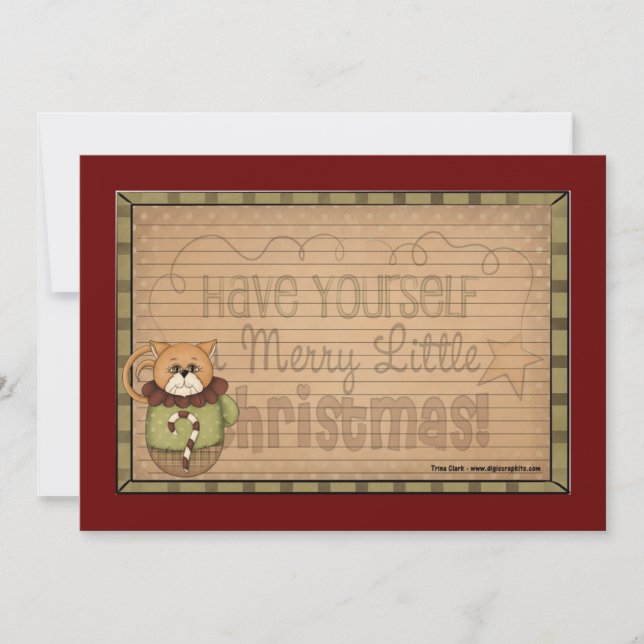 Cartes de recettes de vacances (Devant)