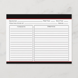 Cartes de recettes de vaches Black Angus