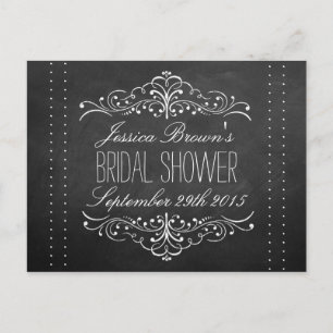 Cartes de recettes élégantes de Fête des mariées d